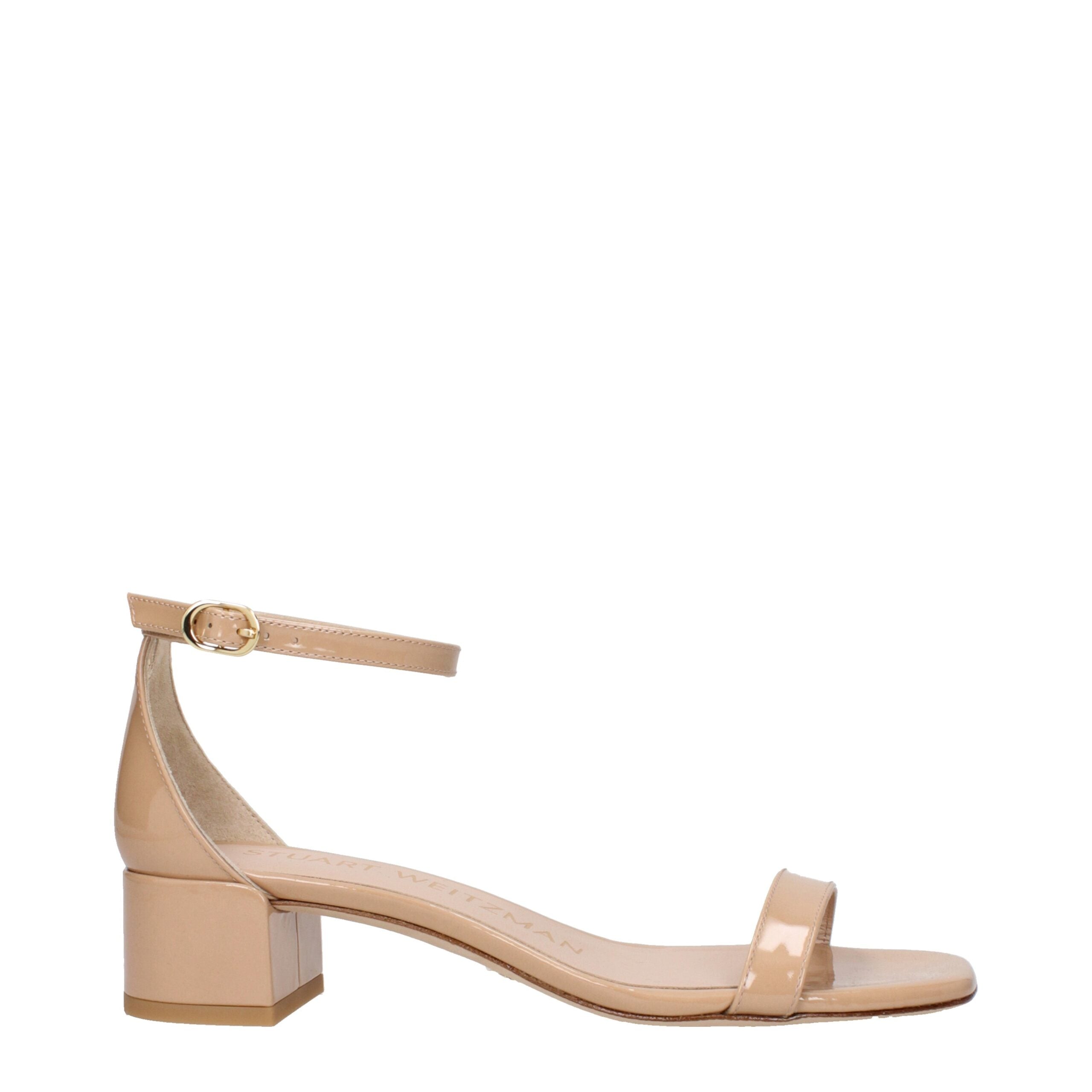 Stuart Weitzman Pink Leather Sandal